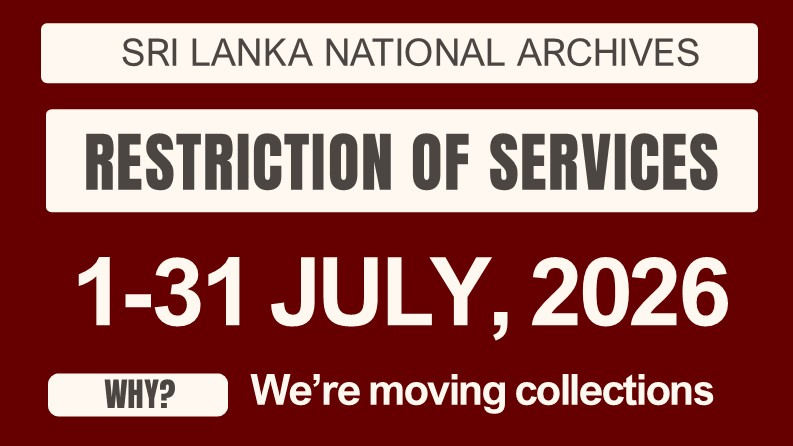Department of National Archives Sri Lanka